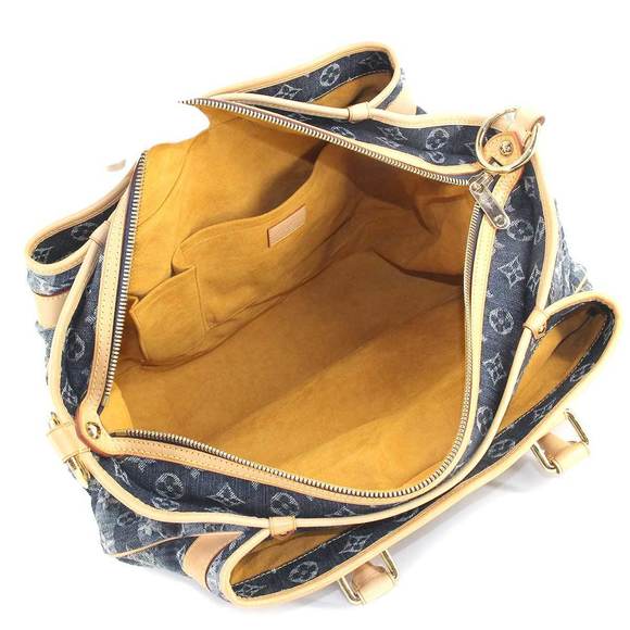 Louis Vuitton Denim Raye GM Shoulder Bag Canvas Blue - Picture 6 of 9
